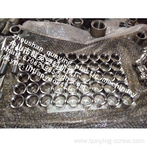 Injection Screw Heads Tips And Screw Rings Screw Barrel Parts For Plastic Machines 